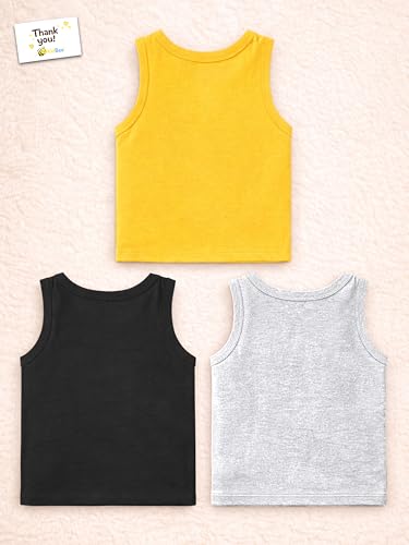 Image of Kidbee Cotton Vests for Boys & Girls (Set of 3)