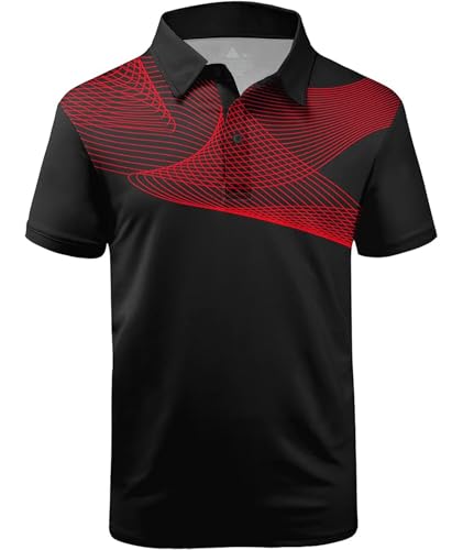 ZITY Golf Polo Shirts for Men Short Sleeve UPF 50+ Athletic Tennis T-Shirt