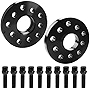 GAsupply 5X100 & 5X112 Wheel Spacers, 20mm Hubcentric Forged Spacers with Ball Seat Bolts Hub Bore 57.1mm Thread Pitch M14x1.5 Compatible with Audi TT A3 A4 A6 A8 S4 S6 S8 Volkswagen Golf