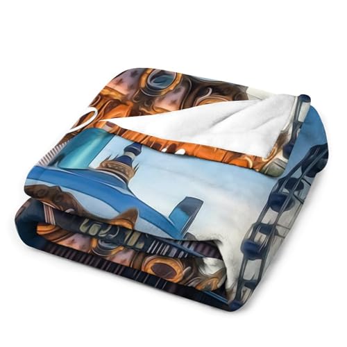Couverture polaire douce design Texas de qualité supérieure - 4