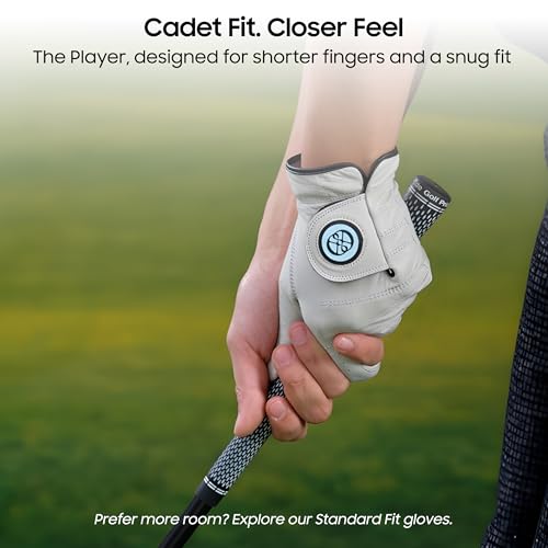 CLAPLEY GOLF Men's Golf Glove Cadet Size, Cabretta Leather with Ball Marker by CLAPLEY GOLF - Image 3