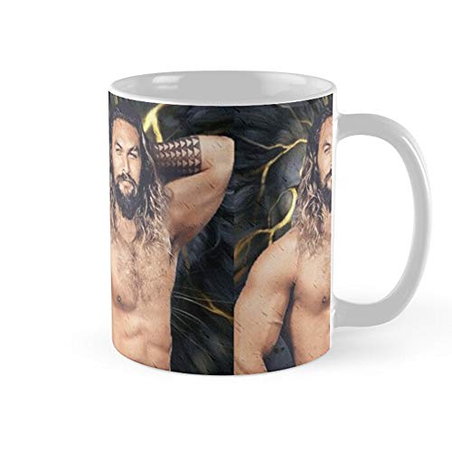 Dxcvbrds New Jason Momoa Coffee Mug 11oz Ceramic Tea Cups
