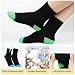 HAGOT 12 Paar Kinder Socken Jungen & Mädchen Baumwolle Kindersocken, Jungen Kindersocken, Teenager Stümpfe, Frühling und Sommer Socken mit niedlichen, Mustern Mehrfarbig, EU 35-38