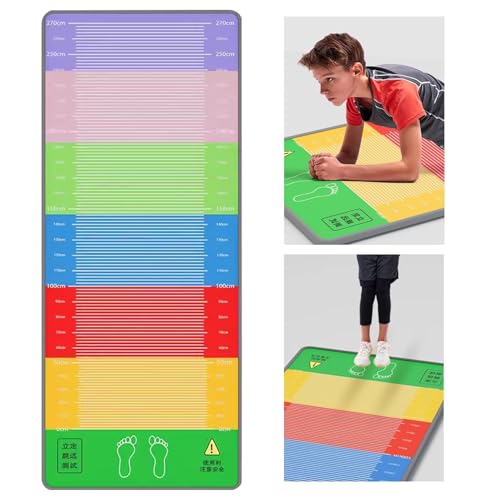 Tapis d'entraînement de saut en longueur coloré amortissant contre les chocs et le bruit