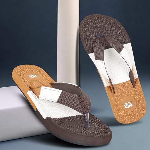 Image of Men's Orthopedic Comfort Flip Flops Slippers | Cushioned Footbed | Anti-Slip Sole | Men,s Slippers