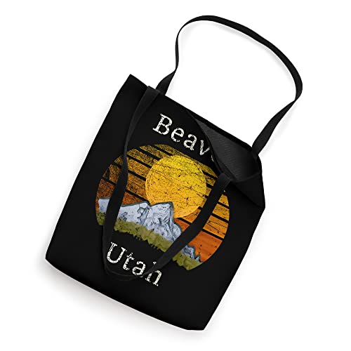 Bolso Tote Mountain Sunset Beaver Utah miniatura 2