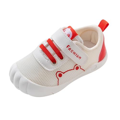 Zapatos De Deporte De Niño Zapatos Para Bebés, Zapatos para Caminar para Niños y Niñas Zapatos Cómodos y de Moda Zapatos Impermeables, rojo, 20 EU