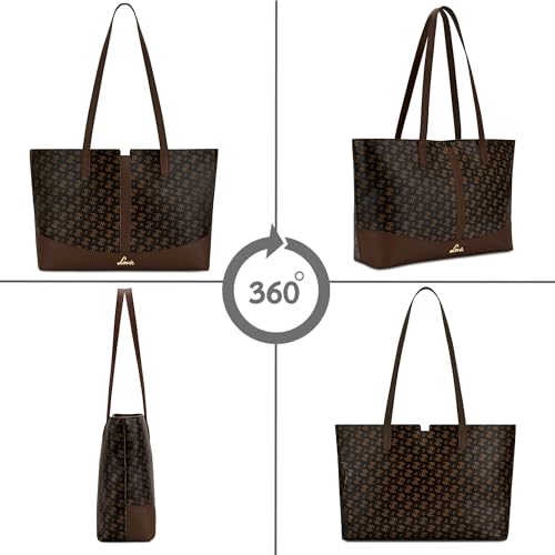 Image of Lavie Women's Mono LL Samara Tote Bag for Women | Tote Handbag for Work | Ladies purse | Stylish Shoulder Bag | Gift for Women