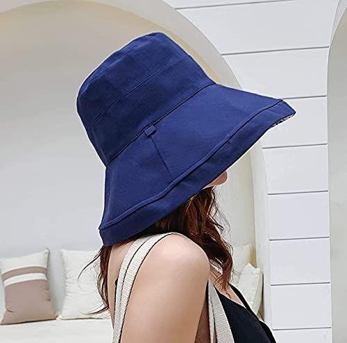 Farodor Women’s Print Floral Reversible Bucket Hat Uv Sun Protection Wide Brim Summer Beach Cap #TOP1
