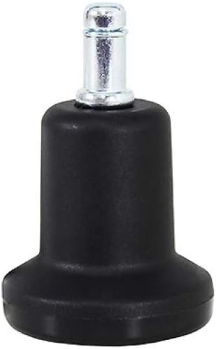 Miniatura 6 de BenchPro Silla de espuma de poliuretano cromado y firme de lujo con reposapiés ajustable de 18 pulgadas, deslizadores y base de nailon pesado,