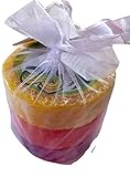 Bubble Shack Hawaii Loofah Soap Trio Organza Set (3 Bars, Rainbow Set)