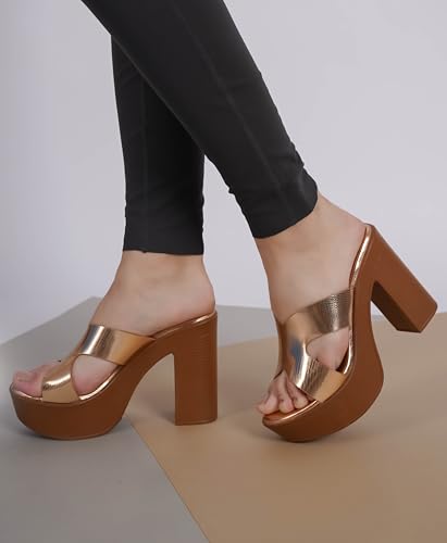 Image of Shezone Women's Block Heel Sandal