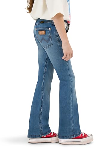 Vaqueros Wrangler resistentes con ajuste perfecto para botas de niña 2