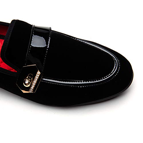 Image of JITAI Men's Lindford Moc Toe Bit Slip-on Penny Loafer Party Shoes