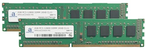 Adamanta 4GB (2x2GB) Dell OptiPlex 9020, 9010, 7020, 7010, 3020, 3010, XE2 (USFF/SFF/MT/DT) DDR3 1600Mhz DIMM PC3L-12800 Non-ECC