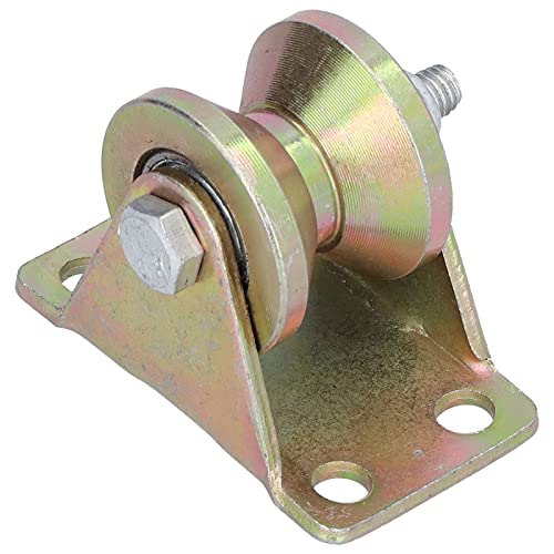 Poleas tipo V, ruedas rígidas de 32 mm para servicio pesado, guías de cable de acero para trabajo pesado, con soportes de 2,5 mm, utilizadas para puertas móviles, ruedas de guía de cable de acero, acc Cover