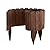 GHWIE Garden Edging Border Garden Fence Wood Fence Border for Yard Patio Path Edging Decorative Landscape Edging Flower Bed Fence,7.87'' H x 48'' L(1 Pack)
