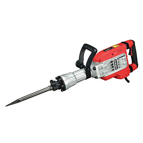 Arebos Abbruchhammer Schlaghammer 1700W Bohrhammer Betonhammer | 60J Schlagkraft | 1900 Schläge/Minute | Inkl. Spitz- und Flachmeißel und Koffer mit Rädern – Bild 7
