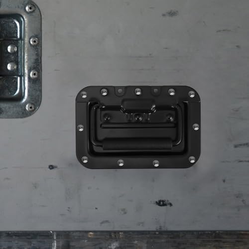 Asa de resorte para flight case con mango negro ergonómico de 8 mm 4