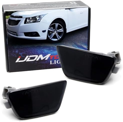 Amazon.com: iJDMTOY OEM-Spec Dark Smoked Lens Front Bumper Side Marker ...