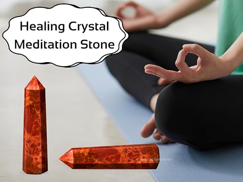 Image of Amazing Gemstone Brecciated Jasper Crystal Towers ~ Natural Healing Crystal Point Obelisk for Reiki Healing and Crystal Grid (3 inch to 4 inch INCH)
