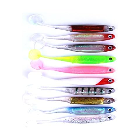 ZHOUBA Soft Worm Fishing Lures Set Cover