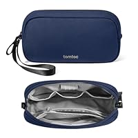 tomtoc Kabel Organizer Tasche, Elektronik EDC Zubehör Kabeltasche Kabelorganizer, Reiseutensilien Koffer Organizer Tech Pouch Geschenk Cable Bag für Handy Netzteil, Ladekabel, Ladestecker, Powerbank
