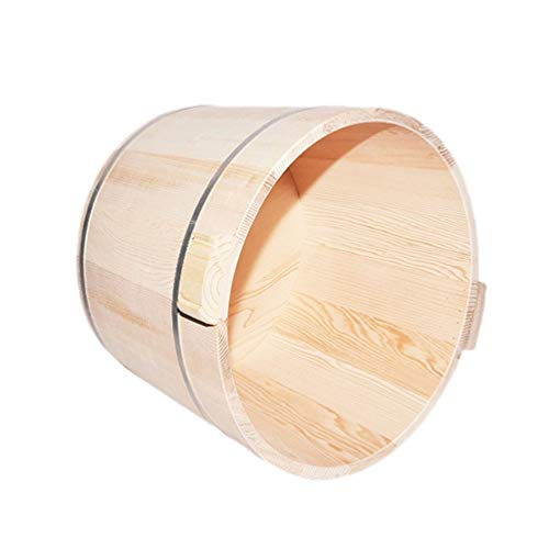 Tina de madera para pies spa con tapa para adultos miniatura 2