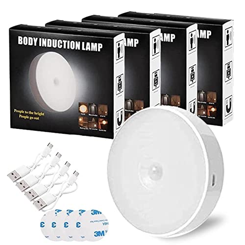 Image of Motion Sensor Light for Home with USB Charging Wireless Self Adhesive LED Magnetic Motion Activated Light Motion Sensor Rechargeable Light (4)