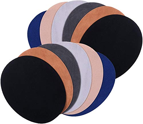 BCP 6 Color Pack of 12 Iron on Patches Repair kit for Jacket Jeans Denims Elbow Knee