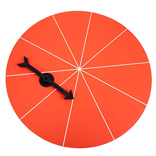 PHENOFICE Hand Cleaner Party Favors Game 40cm Orange Prize Wheel Toy for Bar Party Game Fun