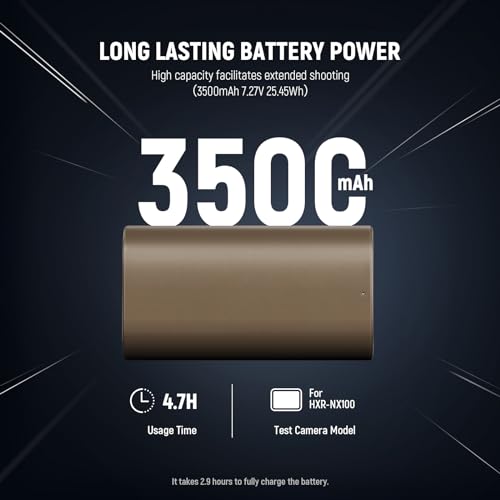 Image of NEEWER NP-F550 3500mAh Replacement Battery, 2.9Hrs Full Charge Time with USB Type C Port /Cable, Rechargeable Camera Camcorder Video Light Monitor Battery for Sony NP-F550 F750 F950 F970