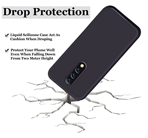 Image of A rtistque Back Cover Case for OnePlus 7 Pro with Camera Protection | Shockproof TPU | Stylish Protective Design | Slim Fit | Ultra Matte | OnePlus 7 Pro Back Cover - Black