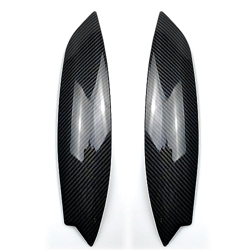 Pizgear Paar Auto Frontscheinwerfer Augendeckel Augenbrauen Augenlider Abdeckung Trim, for VW, for Golf 5 MK5 GTI R R32 2005-2007 Body Kits Tuning Scheinwerfer-Tönungsaufkleber(Carbon Look) Pizgear Paar Auto Frontscheinwerfer Augendeckel Augenbrauen Augenlider Abdeckung Trim, for VW, for Golf 5 MK5 GTI R R32 2005-2007 Body Kits Tuning Scheinwerfer-Tönungsaufkleber(Carbon Look)