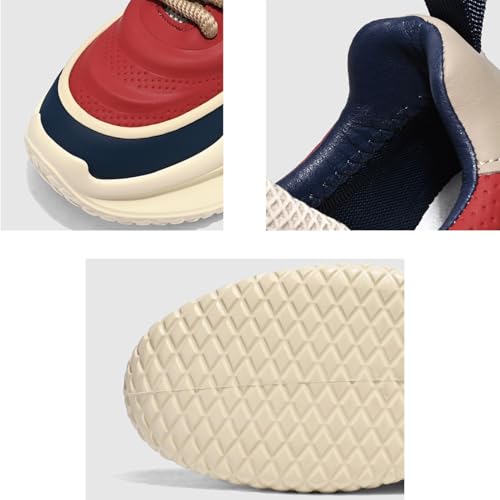 Men's Walking Shoes Comfortable Fashion Colorblock Chunky Sneakers Lightweight Retro Casual Shoes4
