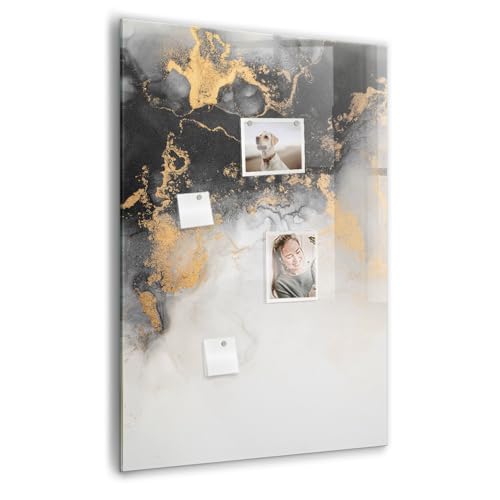 Tableau de bureau magnétique en verre anti-traces pour effacer facilement vos notes de réunion