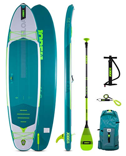 Jobe Loa 11.6 Tabla Paddle Surf Hinchable Paquete Skimboard, Adultos Unisex, Multicolor (Multicolor), Talla Única