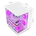 HELLOLAND Gaming PC Desktop -AMD Ryzen 7 5700X 3.4 GHz -GeForce RTX 5060 8GB -32GB DDR4 RAM -1TB PCIe SSD -240mm AIO Water Cooled -WiFi & BT -Windows 11 RGB Prebuilt Tower Computer for Gamers-White