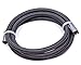FRAGOLA Hose, 4 an, 20 ft, Braided Fire Retardant Fabric, PTFE, Black, Each