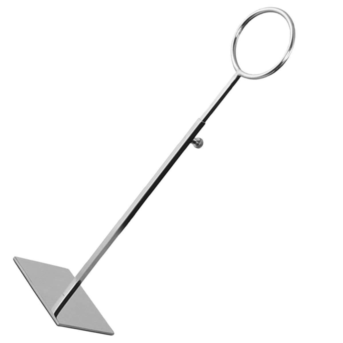 Organisateur de foulards en acier inoxydable rack de stockage argenté réglable