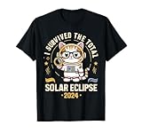 Photo Gallery i survived the total solar eclipse 2024 cat lover mom dad maglietta Photo Gallery i survived the total solar eclipse 2024 cat lover mom dad maglietta
