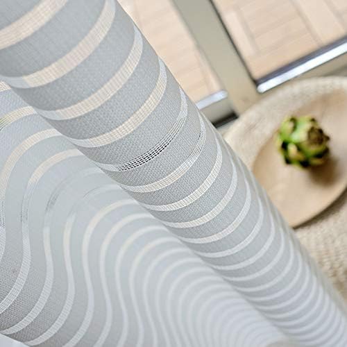 Modern Simple European Solid Straight Jacquard Gorgeous Style Sheer Curtains Voile Curtain Home Decoration Rod Pocket Drapes For Living Kids Baby Room Bedroom(1 Panel, W 100 x L 95 inch, White)