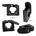 Suojim Shovel Mount Rubber Quick-Release Clamp Bracket, Suitable for Tools, Equipment, Ships, and Home Accessories.(4 Pieces)