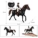 Imagen de JynxtoyZeal Figuras de Caballos con Jinete