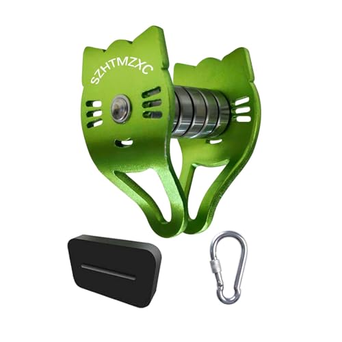 Image of Kids Zipline Cat Pulley, Ninja Slackline Slider with Brake Stopper | Smooth & Silky, Quick Setup, Children Toys, Backyard, Outdoor Playground Fitness Equipment, CPSC Approval