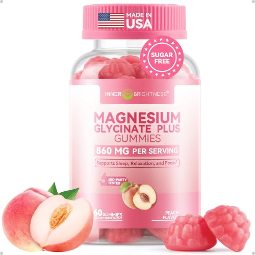 Image of Magnesium Glycinate Plus Gummies 860mg, Sugar-Free, Adults & Kids 4+