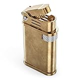 benzinfeuerzeug auffüllen ★【Gute Haptik:】Dieses klassische Benzinfeuerzeug hat eine schwere Figur. Liegt gut in der Hand und bietet eine schöne Haptik. Richtig robust und edel. Einmal den Ring drehen, um Deckel zu öffnen, den Ring weiter drehen, um Feuer zu erzeugen.