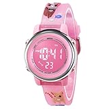 Multifunción: Este reloj para niños con funciones 3ATM a prueba de agua, a prueba de golpes, despertador, fecha, LED, cronómetro.