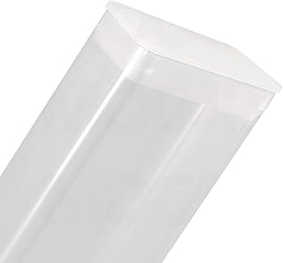 Cleartec 1.000x0.438in Sealed Bottom Rec. Tubes 12.187in Long SBRCT00590(qty100) with PRCP.438X1.0NAT 7/16