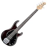 Sterling by Music Man StingRay Ray5 Bass Guitar in Walnut Satin, 5-String